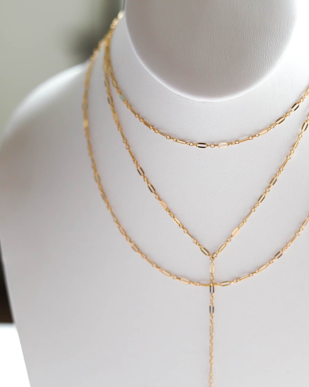 Razor BLADE 18K GOLD Necklace