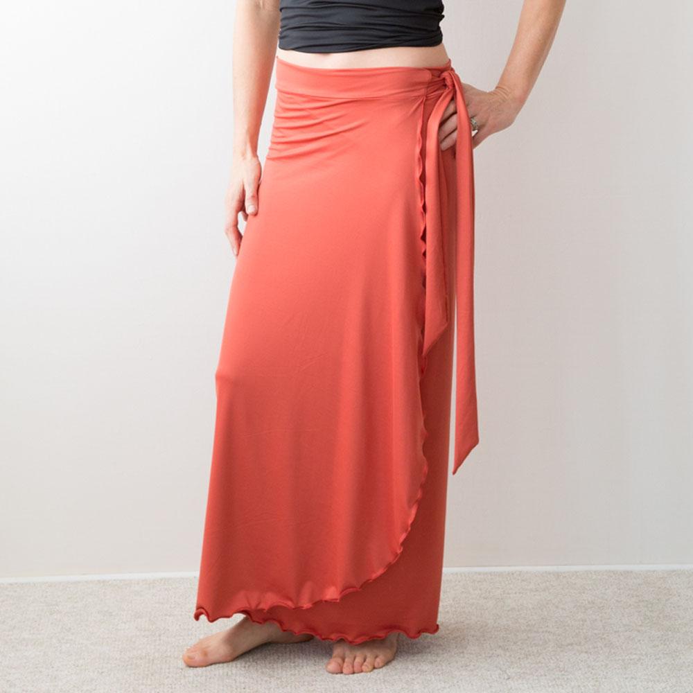 EveryWear Long Wrap Skirt