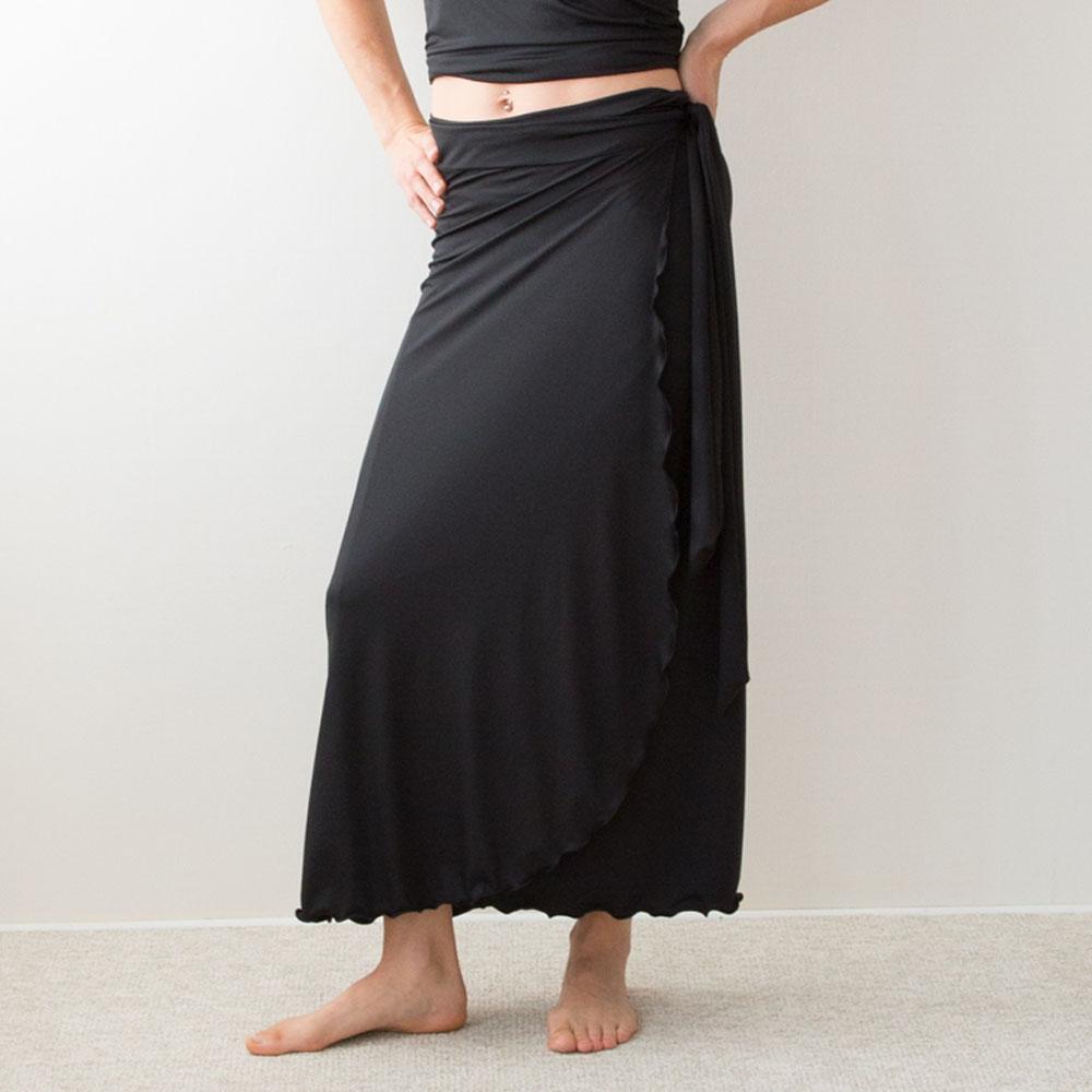 EveryWear Long Wrap Skirt