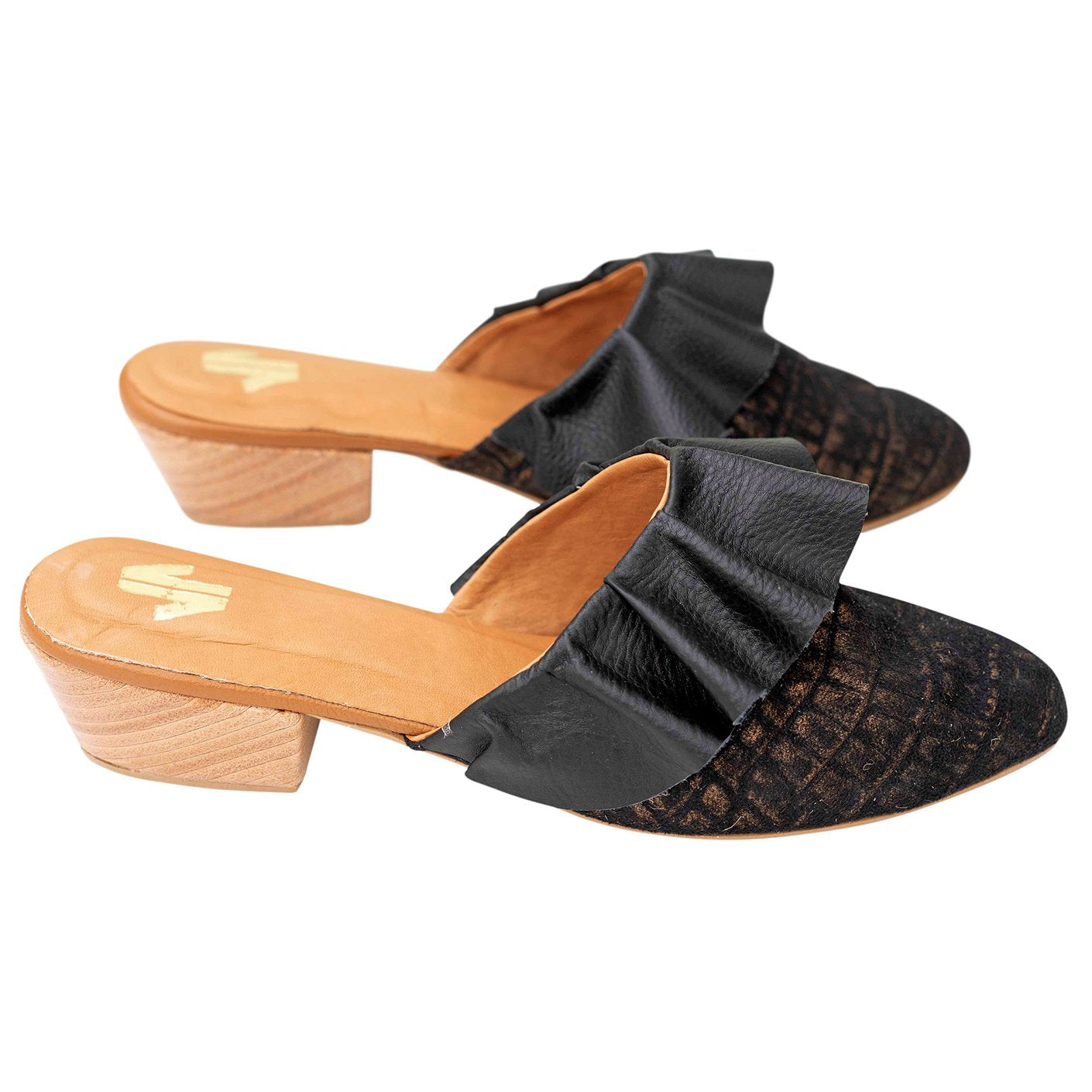 Mules Silvia Cobos Bolero Black