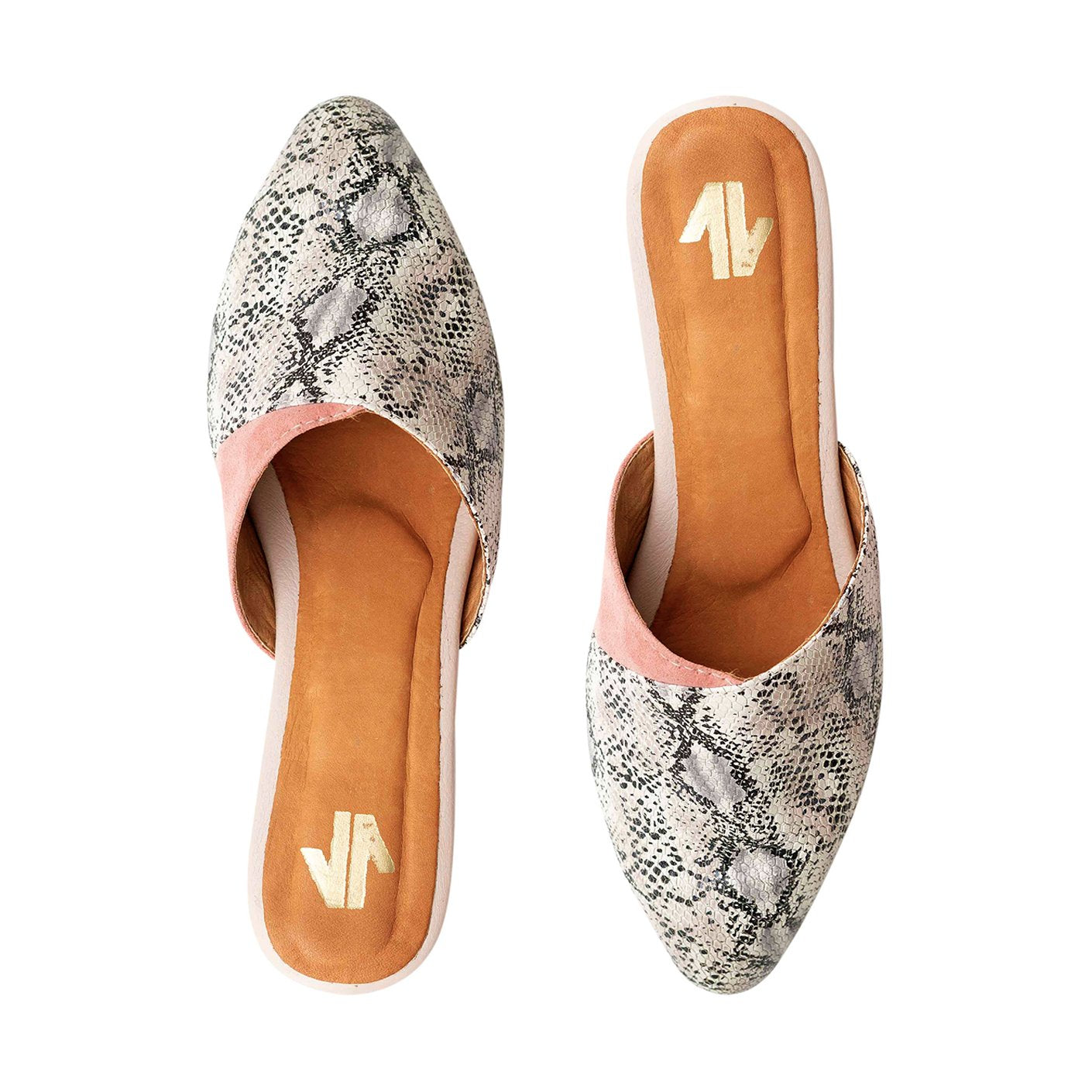 Mules Silvia Cobos Bossa Nude-Snake Print